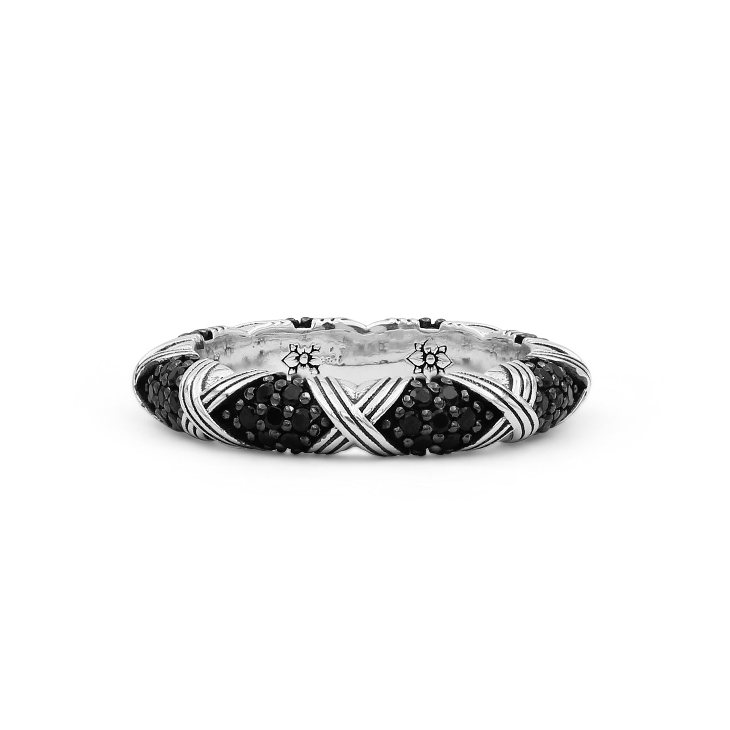 Stephen Dweck Black Onyx Garden of Stephen Ring in Sterling Silver