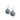 Ippolita Rock Crystal over Labradorite Doublet Teardrop "Rock Candy" Earrings in Sterling Silver