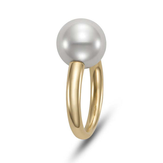 Mastoloni 11.5-12mm Pearl "Mimi" Ring in 18K Yellow Gold