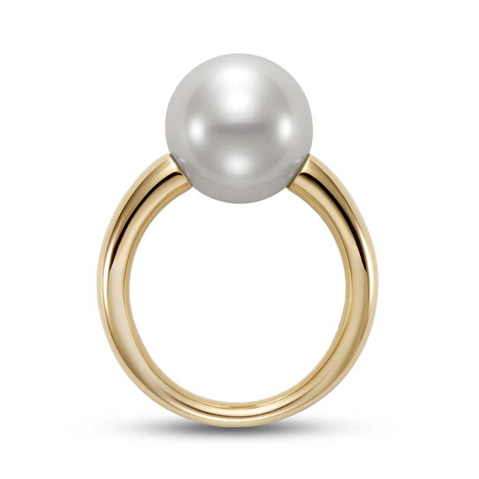 Mastoloni 11.5-12mm Pearl "Mimi" Ring in 18K Yellow Gold