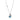 Ippolita 30" Blue Topaz and Diamond "Lollipop" Round Pendant in Sterling Silver