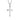Mountz Collection Plain Curved Front Cross in Sterling Silver