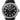 Shinola 47MM Runwell Watch in Polished Stainless Steel with Black Dial and Black Leather Strap