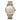 Shinola 41MM The Runwell  Watch in Polished Stainless Steel & PVD Gold with Mother of Pearl Dial
