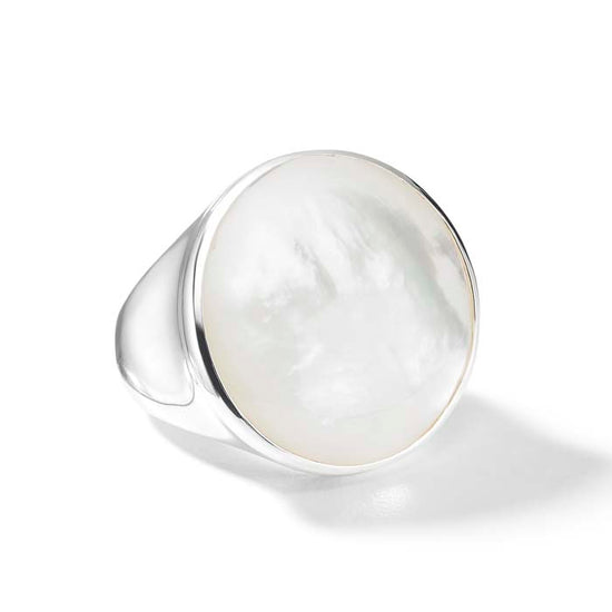 Ippolita Rock Candy Round Sculptured Ring "Luce" Collection in Sterling Silver