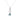 Mountz Collection Aquamarine and Diamond Angular Drop Pendant in 14K White Gold