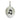 Heather B. Moore Size 2 Oval Charm with Musical Note in Sterling Silver