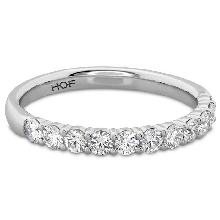 Hearts On Fire .50CTW Signature 11-Stone Band in 18K White Gold