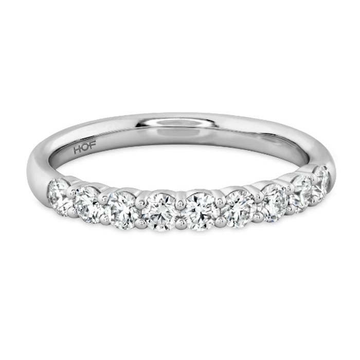 Hearts On Fire .94-1.04CTW Signature 9-Stone Band in 18K White Gold