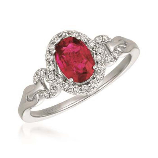 Le Vian Ring featuring Passion Ruby with Vanilla Diamonds in 14K Vanilla Gold