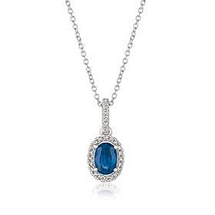 Le Vian Pendant featuring Blueberry Sapphire and Vanilla Diamonds in 14K Vanilla Gold