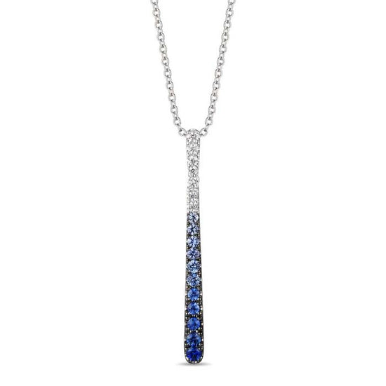 Le Vian Pendant featuring Denim Ombré Sapphires in 14K Vanilla Gold