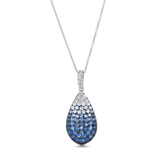 Le Vian Pendant featuring Denim Ombré Sapphires in 14K Vanilla Gold