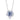 Le Vian Ombre Sapphire 5-Petal Flower Pendant in 14K Vanilla Gold