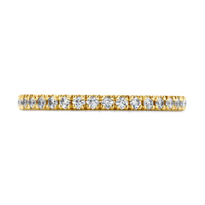 Hearts On Fire .25-.35CTW Transcend Wedding Band in 18K Yellow Gold