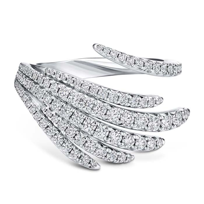 Hearts On Fire Vela Cocktail Ring in 18K White Gold