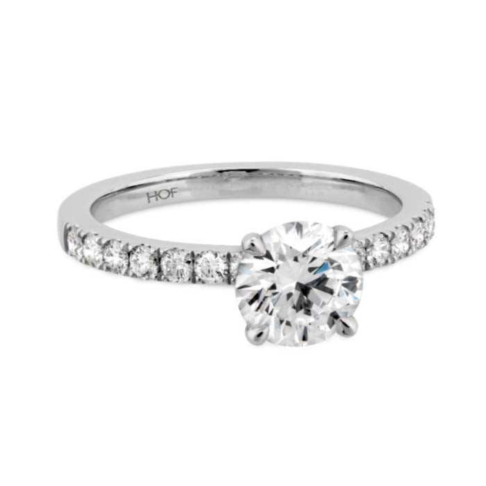 Hearts On Fire Destiny Complete Diamond Engagement Ring in Platinum