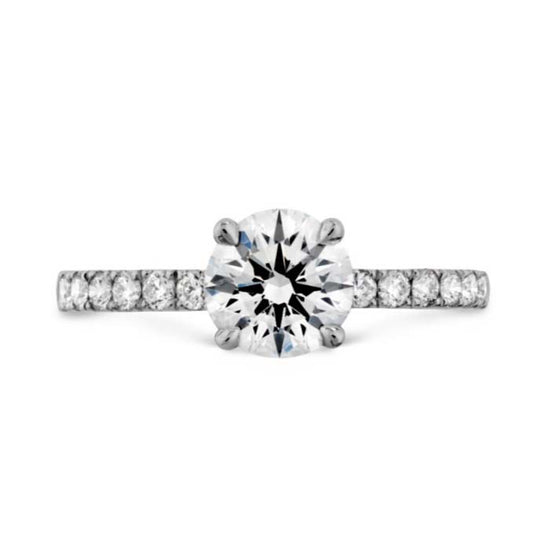 Hearts On Fire Destiny Complete Diamond Engagement Ring in Platinum