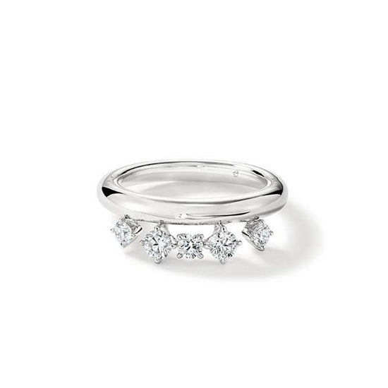 Hearts On Fire Barre Floating Diamond Ring .45CTW in 18K White Gold