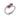 Vlora Diamond and Pear Ruby Bypass Wrap Ring in 14K White Gold