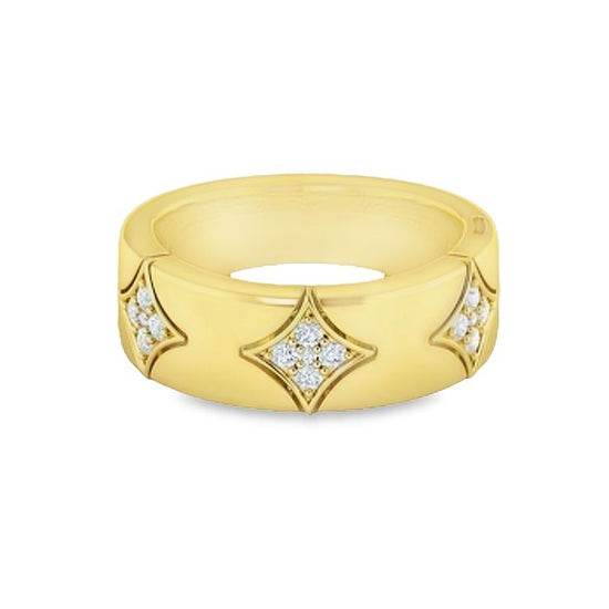 Vlora Diamond "Estrella Collection" Ring in 14K Yellow Gold