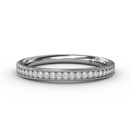 Fana Diamond Wedding Band in Platinum