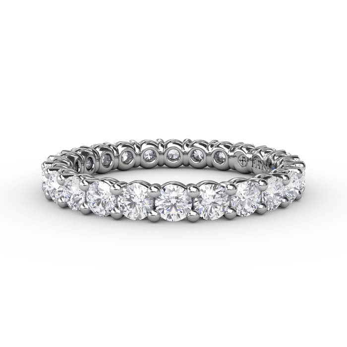 Fana 1.40-1.50CTW Diamond Eternity Band in 14K White Gold