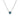 Lika Behar Web Kingman Spiderweb Turquoise and Diamond One-Of-A-Kind Necklace in Oxidized Sterling Silver
