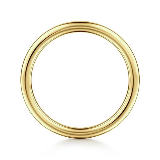 Gabriel & Co. Rounded Wedding Band in 14K Yellow Gold