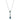 Le Vian .80CTW Montana Sapphire Mixed Shape Drop Pendant in 14K Vanilla Gold