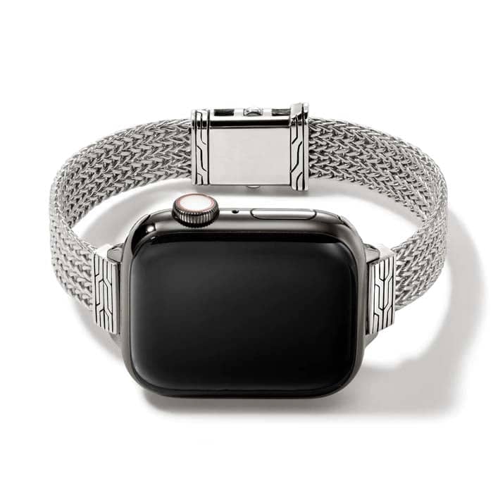 John Hardy 12MM Smart Watch Strap in Sterling Silver