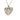 Estate Filigree Heart Pendant Necklace in Sterling Silver