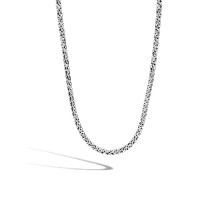 John Hardy 18" Classic Chain Sterling Silver Slim Necklace