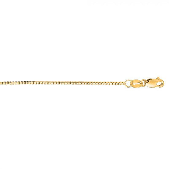 Mountz Collection 22" Box Chain in 14K Yellow Gold