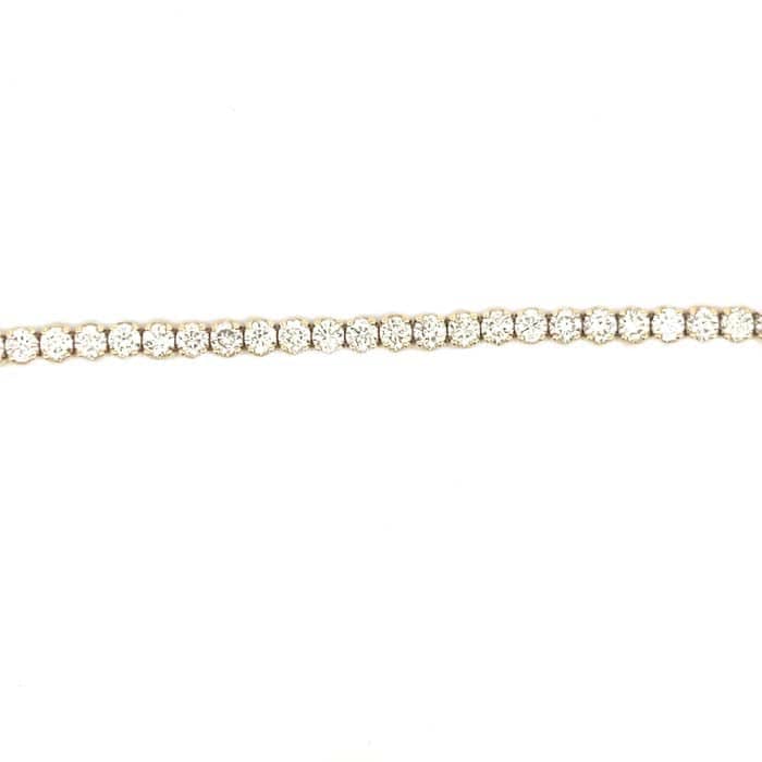 Mountz Collection 7.0CTW 7" Diamond Straightline Bracelet in 14K Yellow Gold