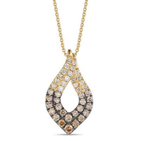 Le Vian Pendant featuring Ombré Chocolate Diamonds in 14K Honey Gold