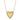 Shy Creation Diamond Heart Pendant Necklace in 14K Yellow Gold