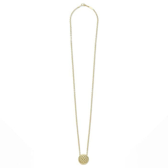 LAGOS Circle Pendant Necklace in 18K Yellow Gold