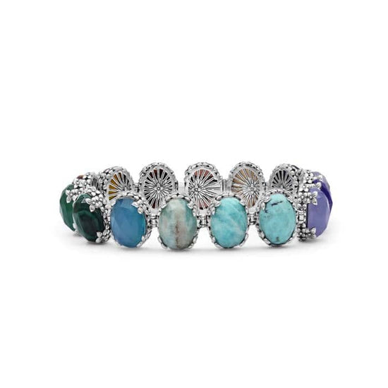 Stephen Dweck Multi-Gem "Garden of Stephen" Bracelet in Sterling Silver