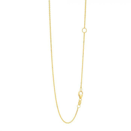 Mountz Collection 16"-18" Diamond-Cut Cable Chain in 14K Yellow Gold