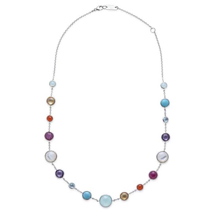 Ippolita Lollipop Collection Lollitini Multi Short Sterling Silver Necklace