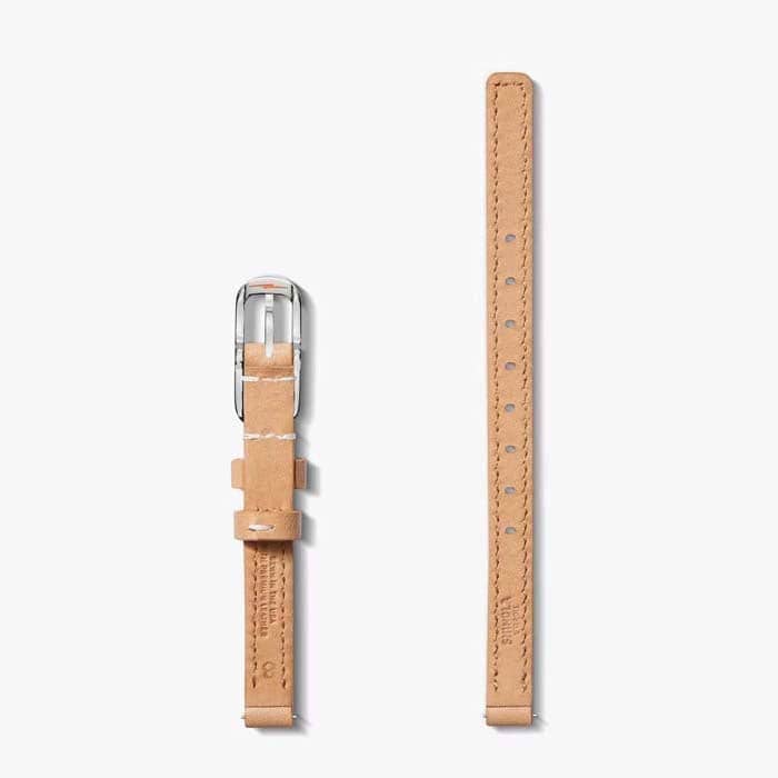 Shinola 8MM Natural Leather Single Wrap Strap