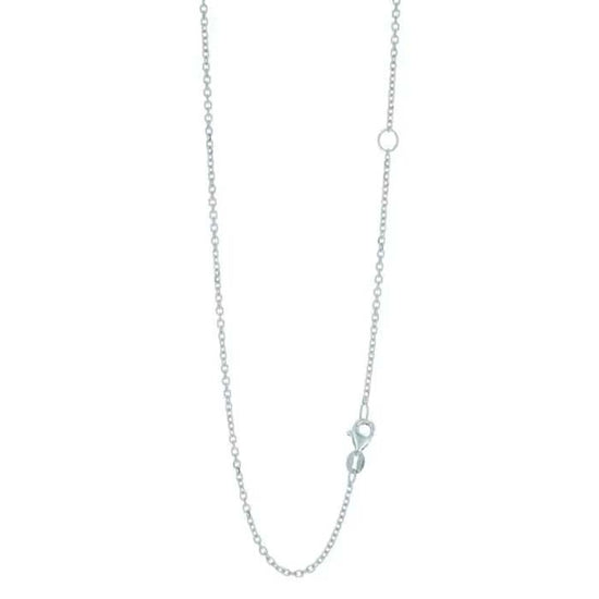 Mountz Collection 18" Diamond Cut Cable Chain in 14K White Gold