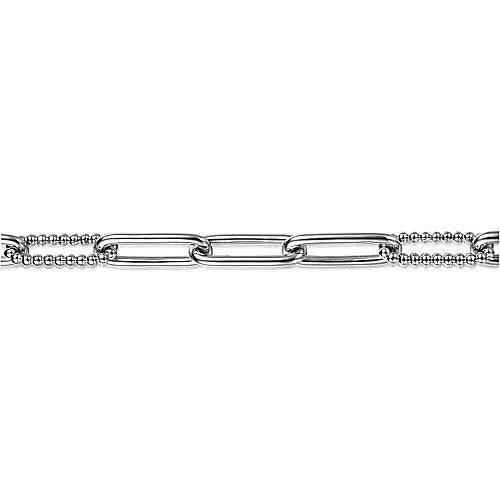 Gabriel & Co. Bujukan Link Bracelet in Sterling Silver