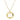 Ippolita Classico "O" Mini Wavy Pendant in 18K Yellow Gold