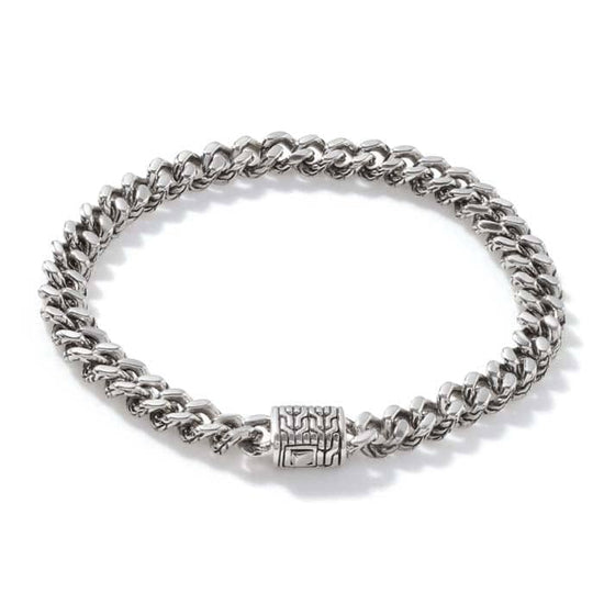 John Hardy Men's 7MM Curb Link Classic Chain Bracelet in Sterling Silver