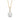 Mastoloni 7.5-8mm Freshwater Cultured Pearl Drop Pendant with Diamond Accents in 14K Yellow Gold