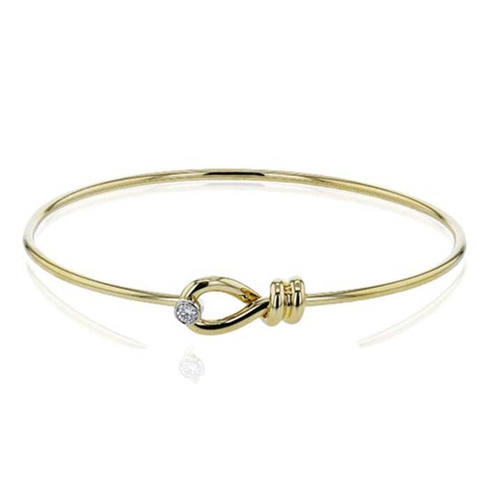 Simon G. Lasso Flexible Bangle Bracelet in 18K Yellow Gold