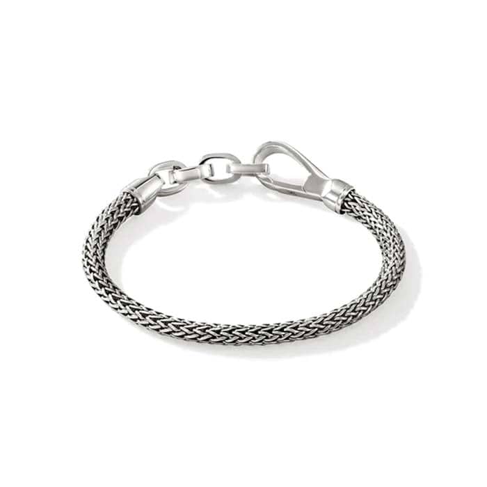 John Hardy 5MM Hook Clasp Bracelet in Sterling Silver