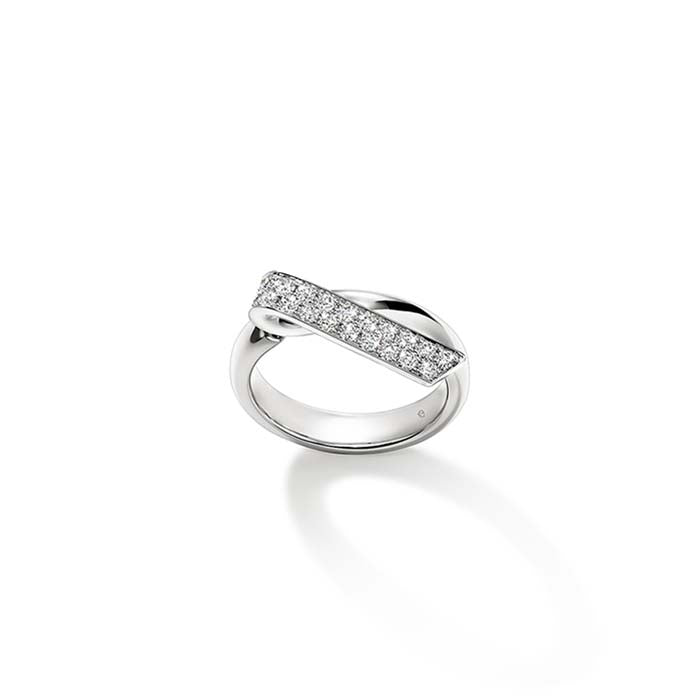 Hearts On Fire .40CTW INSIDE/OUT Diamond Flip Ring in 18K White Gold